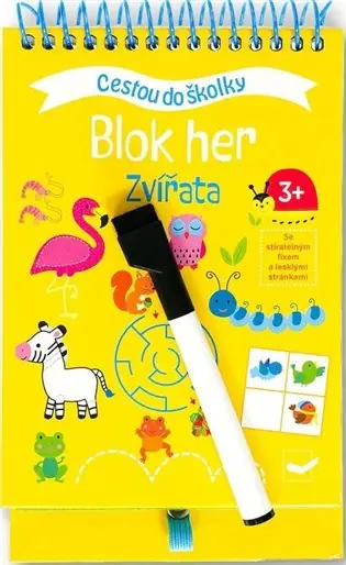 Cestou do školky - Blok her Zvířata 3+ Výprodej