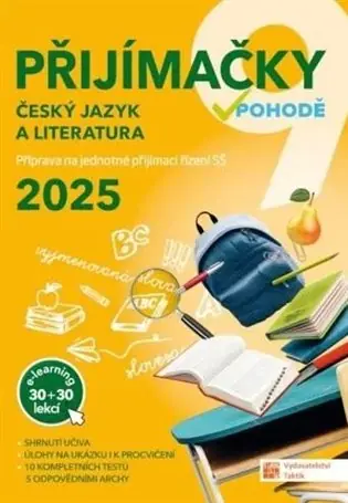 Časově Omezené Přijímačky 9 Český jazyk a literatura + E-learning 2025