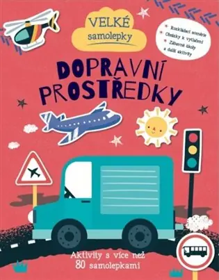 Velké samolepky - Dopravní prostředky Originální