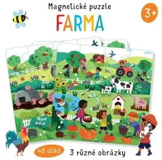 Magnetické puzzle - Farma Značkový