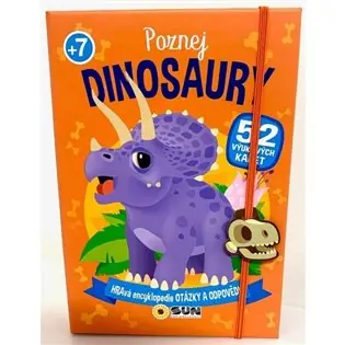 Vysoce Kvalitní Poznej DINOSAURY - 52 Výukových karet