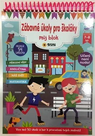 Dokud Zásoby Vydrží Zábavné úkoly pro školáky 7-8 let - Můj blok plný zábavných úkolů