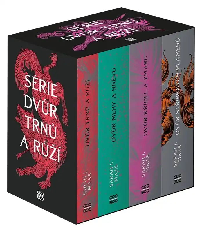 Dvůr trnů a růží - box 1-4 Vysoce Kvalitní