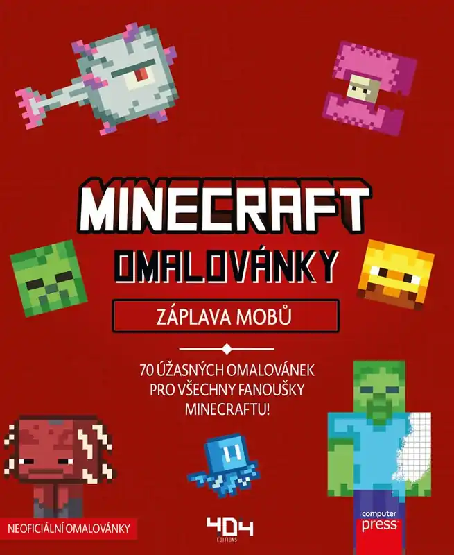 Top Prodej Omalovánky Minecraft – Záplava mobů