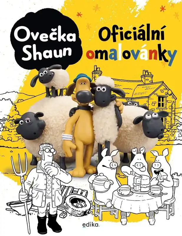 Ovečka Shaun - oficiální omalovánky Výprodej