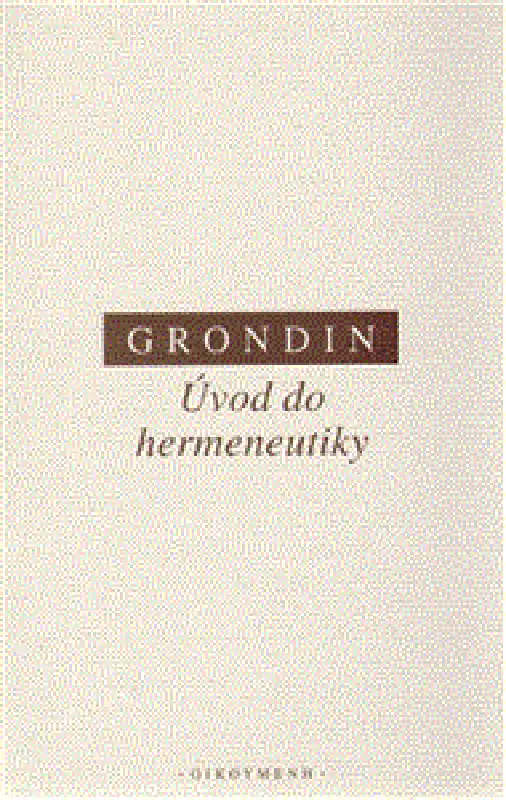 Přímo Od Výrobce Úvod do hermeneutiky