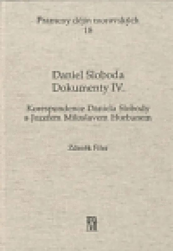 Daniel Sloboda - Korespondence Daniela Slobody s Jozefem Miloslavem Hurbanem - Dokumenty IV. Vrácení Zdarma