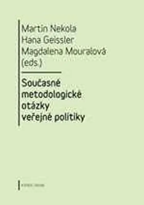 Nakupujte Hned Současné metodologické otázky veřejné politiky