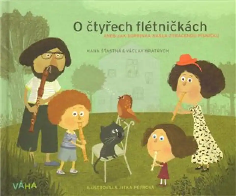 Značkový O čtyřech flétničkách + CD