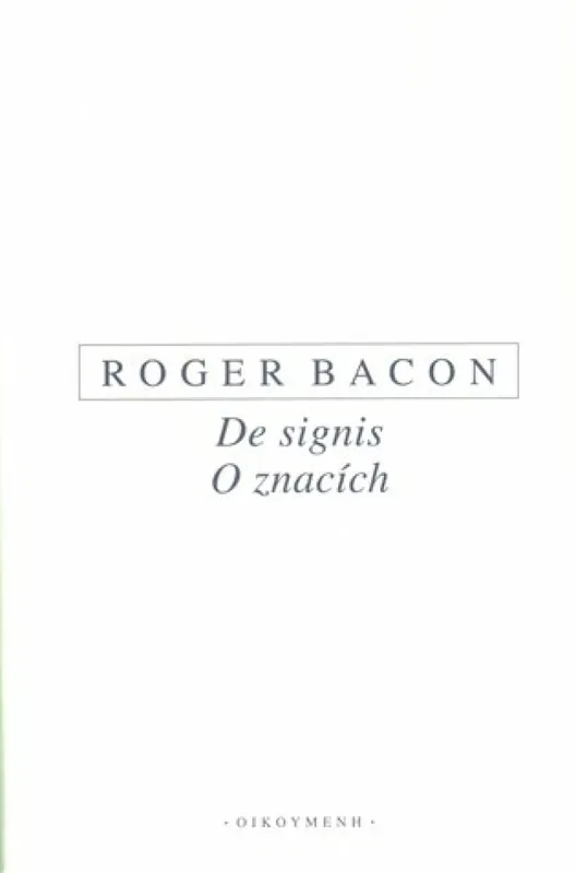 O znacích / De signis Ověřený