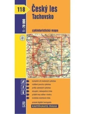 Omezená Nabídka 1: 70T(118)-Český les, Tachovsko (cyklomapa)