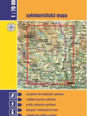 Oblíbený 1: 70T(142)-Svratecko, Boskovická brázda (cyklomapa)