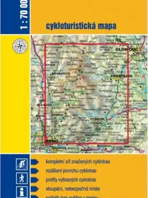 Objednat Nyní 1: 70T(143)-Moravský kras,Vyškovsko (cyklomapa)