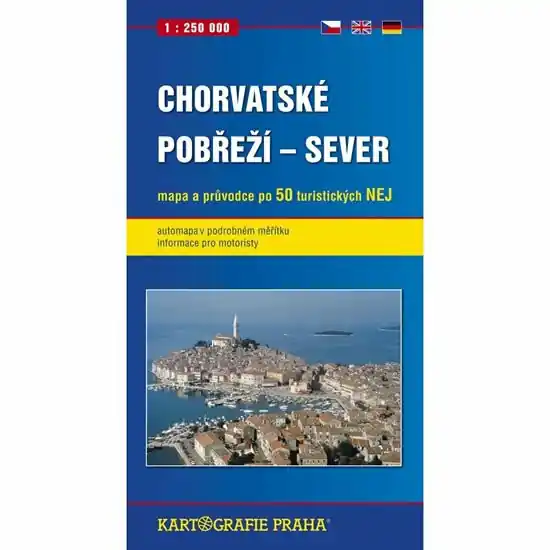 Chorvatské pobřeží - sever, 1:250 000 (automapa) Top Prodej