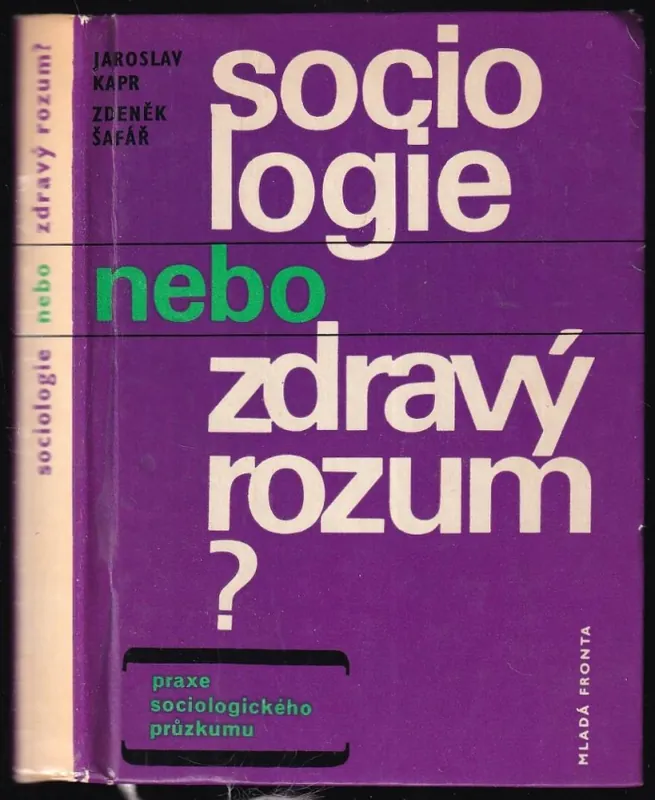 Sociologie nebo zdravý rozum? : praxe sociologického průzkumu Výhodná Nabídka