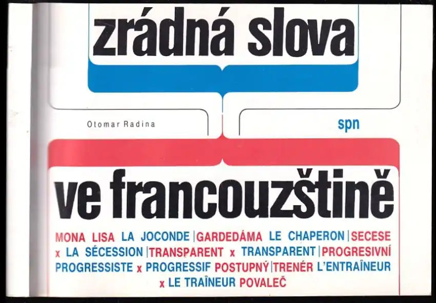Výprodej Zrádná slova ve francouzštině