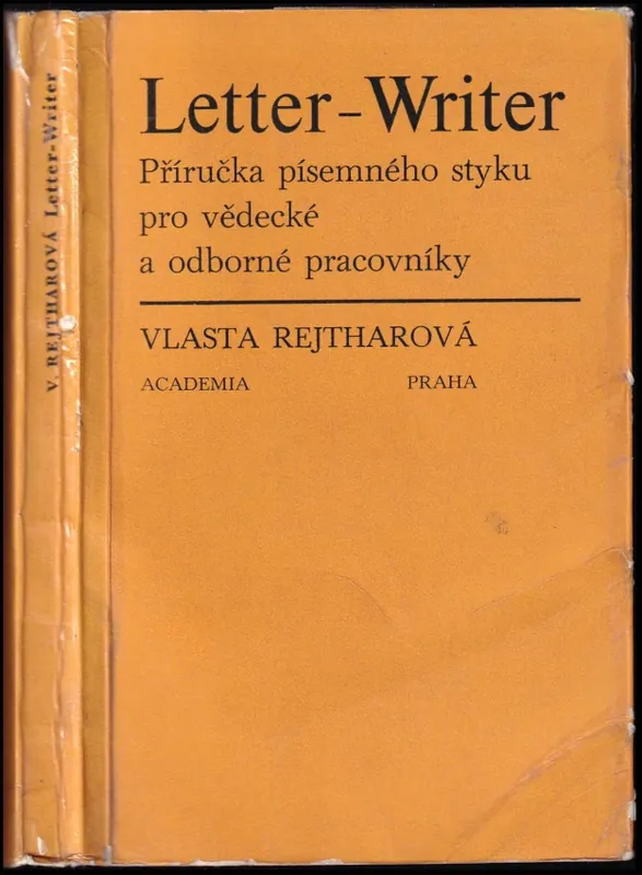 Akční Nabídka Letter-writer : příručka písemného styku pro vědecké a odborné pracovníky