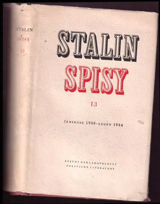 Časově Omezené Spisy Svazek 13, červenec-leden 1934