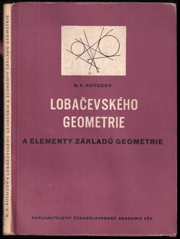 Lobačevského geometrie a elementy základů geometrie Originální