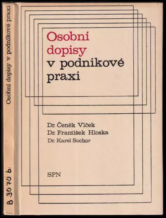 Osobní dopisy v podnikové praxi Nízká Cena