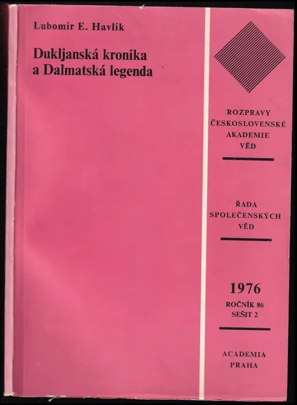 Cenově Výhodný Dukljanská kronika a Dalmatská legenda