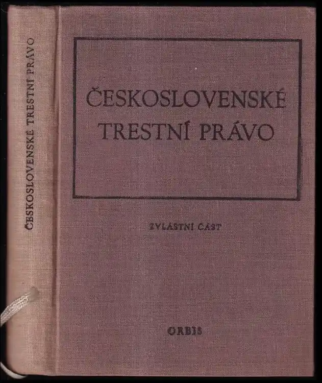 Československé trestní právo : Zvláštní část - Sv. 2 Objednat Nyní