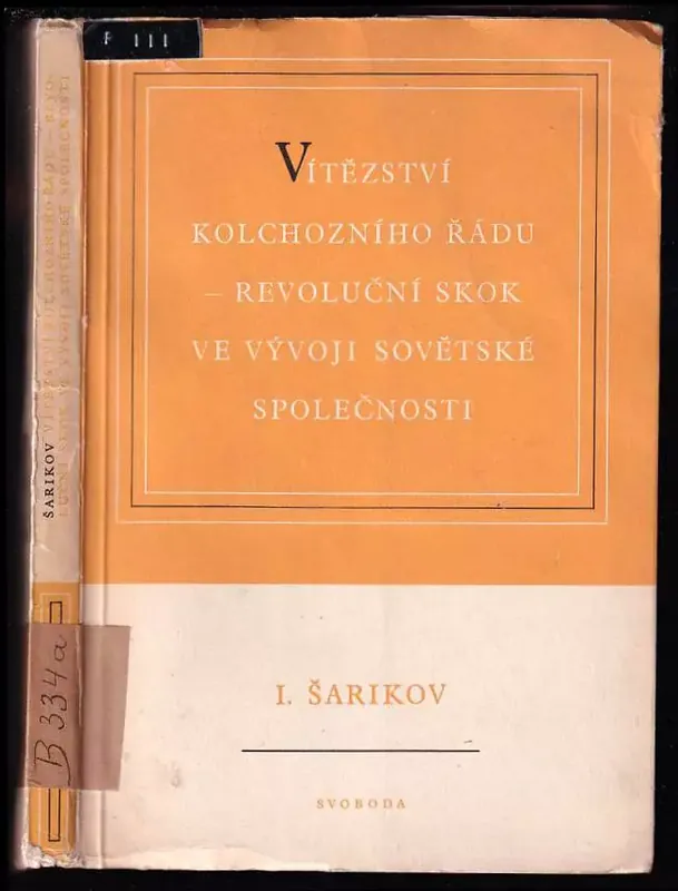 Vítězství kolchozního řádu - revoluční skok ve vývoji sovětské společnosti Omezená Nabídka