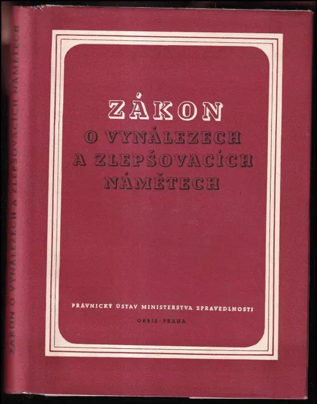 Speciální Cena Zákon o vynálezech a zlepšovacích námětech : Komentář k zákonu ze dne 28 března 1952, č. 6 Sb., o vynálezech a zlepšovacích námětech.