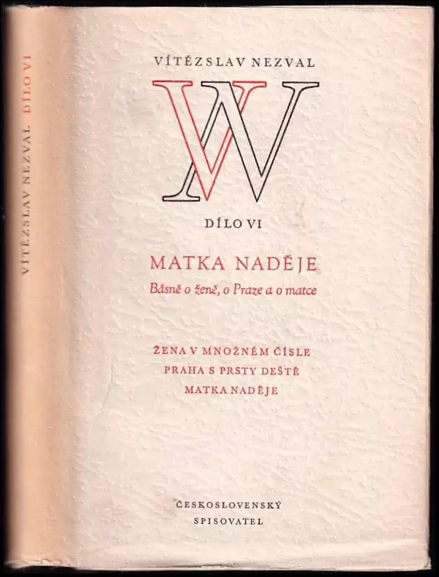 Cenová Bomba Matka naděje : básně o ženě, o Praze a o matce - dílo VI
